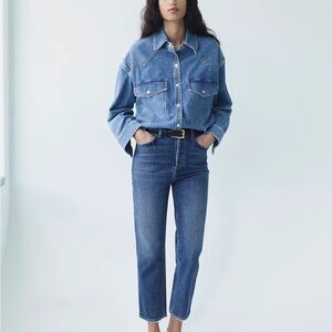 Agolde 90’s crop. Worn once or twice